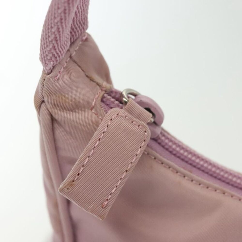 Prada Hobo Tessuto Pink Nylon Handbag - Picture 14 of 16